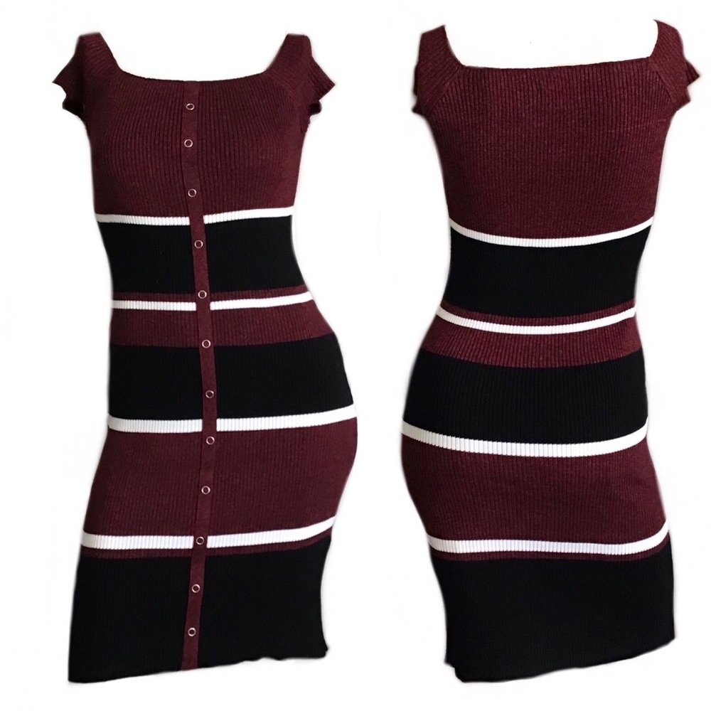“Cotton:On” Color Block Sweater Dress (Sz S)